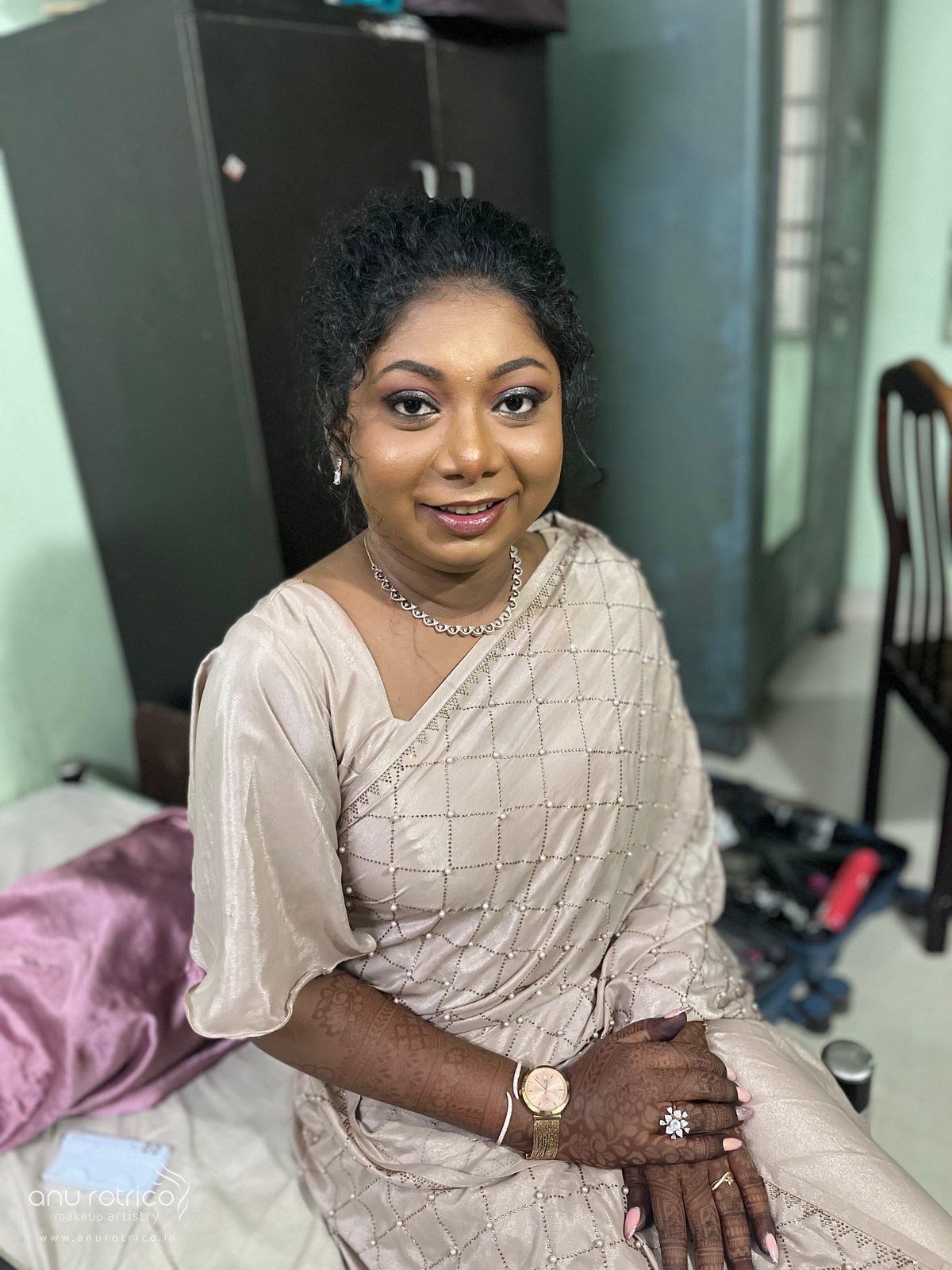 Bridesmaid makeup by Anu Rotrico, Chennai