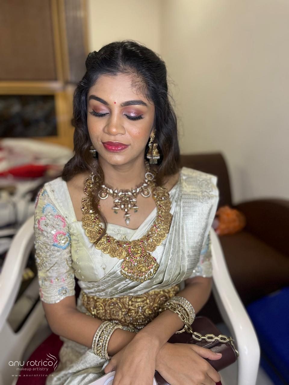 Family and bridesmaid makeup by Anu Rotrico, Chennai