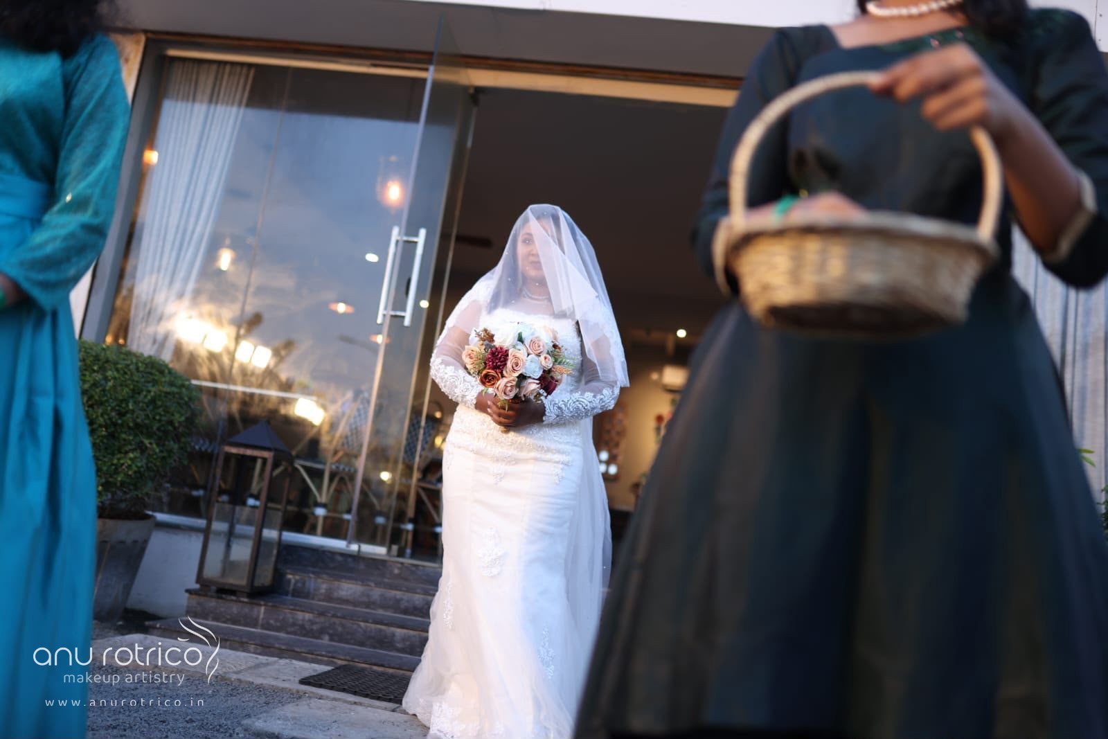 Christian bridal makeup by Anu Rotrico, Chennai