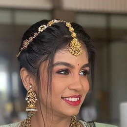 Deepu Selvam, bride styled by Anu Rotrico