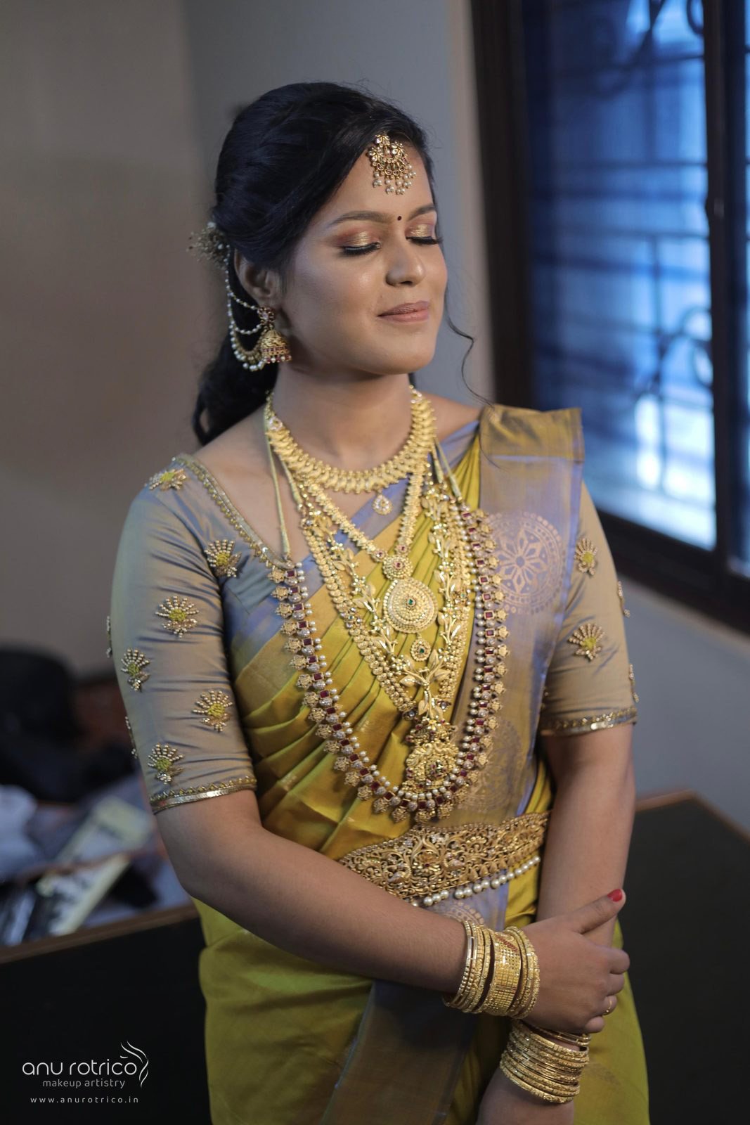 Engagement makeup by Anu Rotrico, Chennai