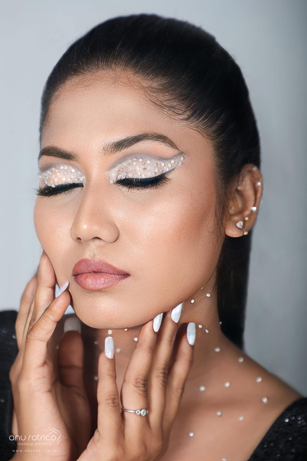 Fashion and editorial makeup by Anu Rotrico, Chennai