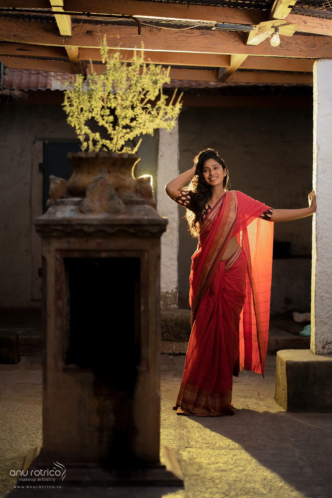Editorial photoshoot makeup by Anu Rotrico, Chennai