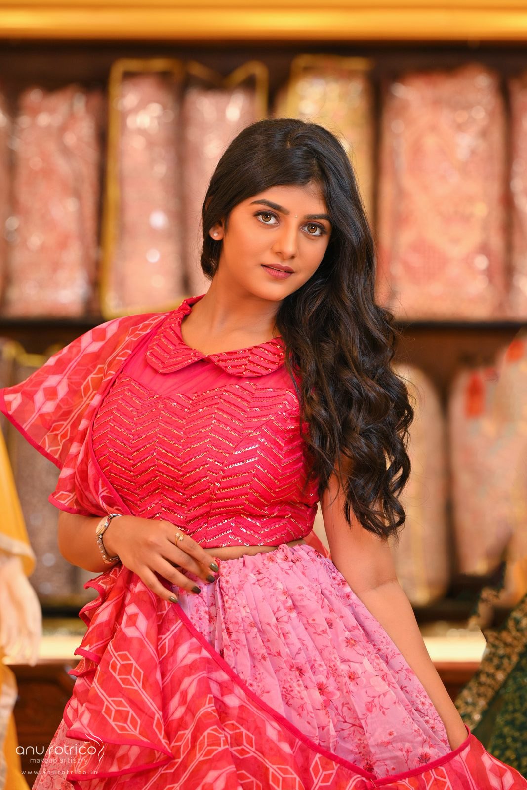Editorial photoshoot makeup by Anu Rotrico, Chennai