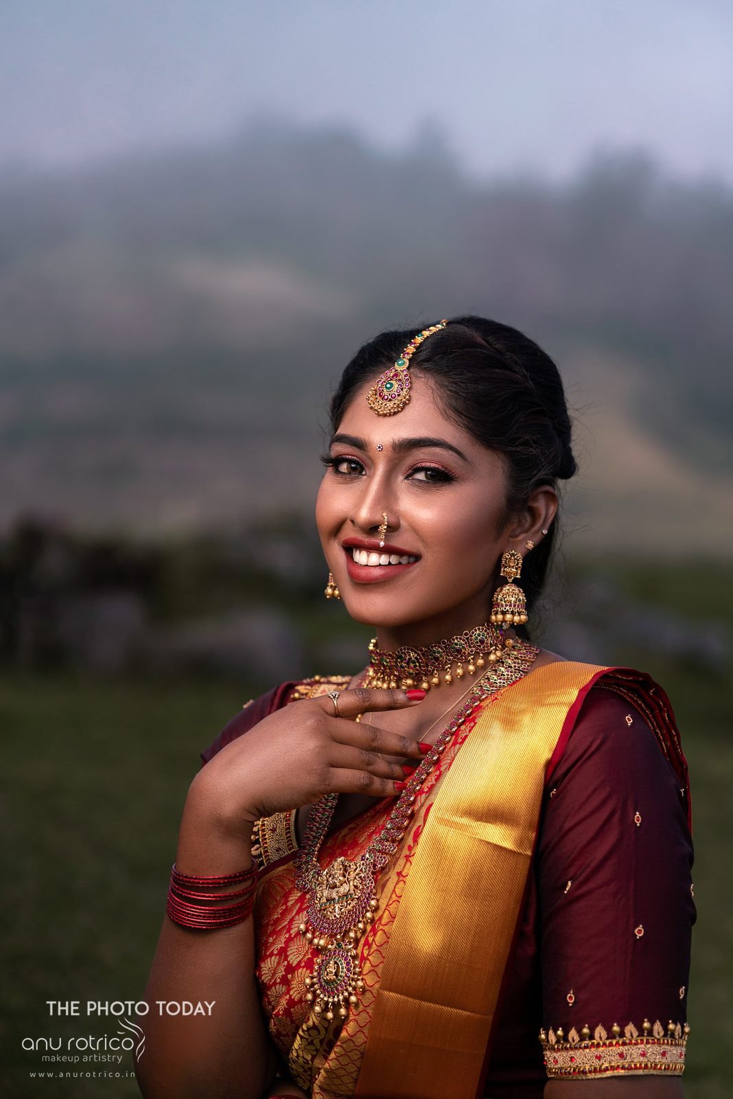 Editorial photoshoot makeup by Anu Rotrico, Chennai