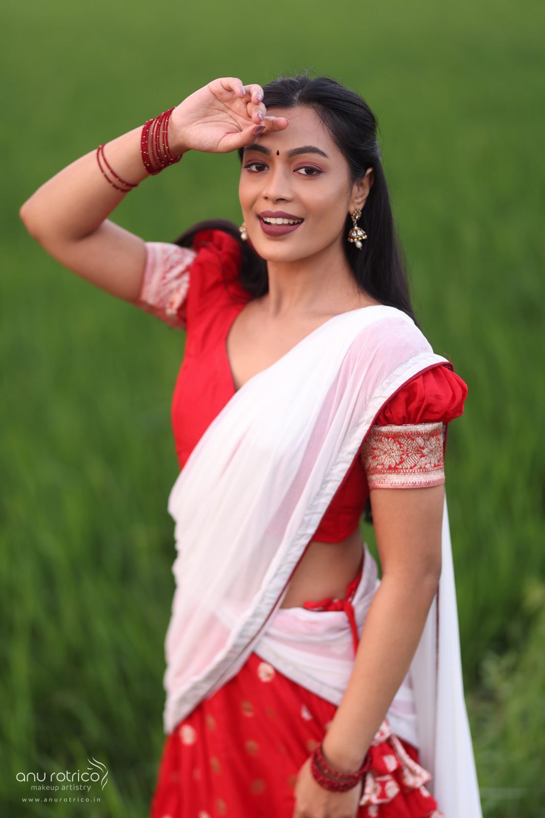 Fashion and editorial makeup by Anu Rotrico, Chennai