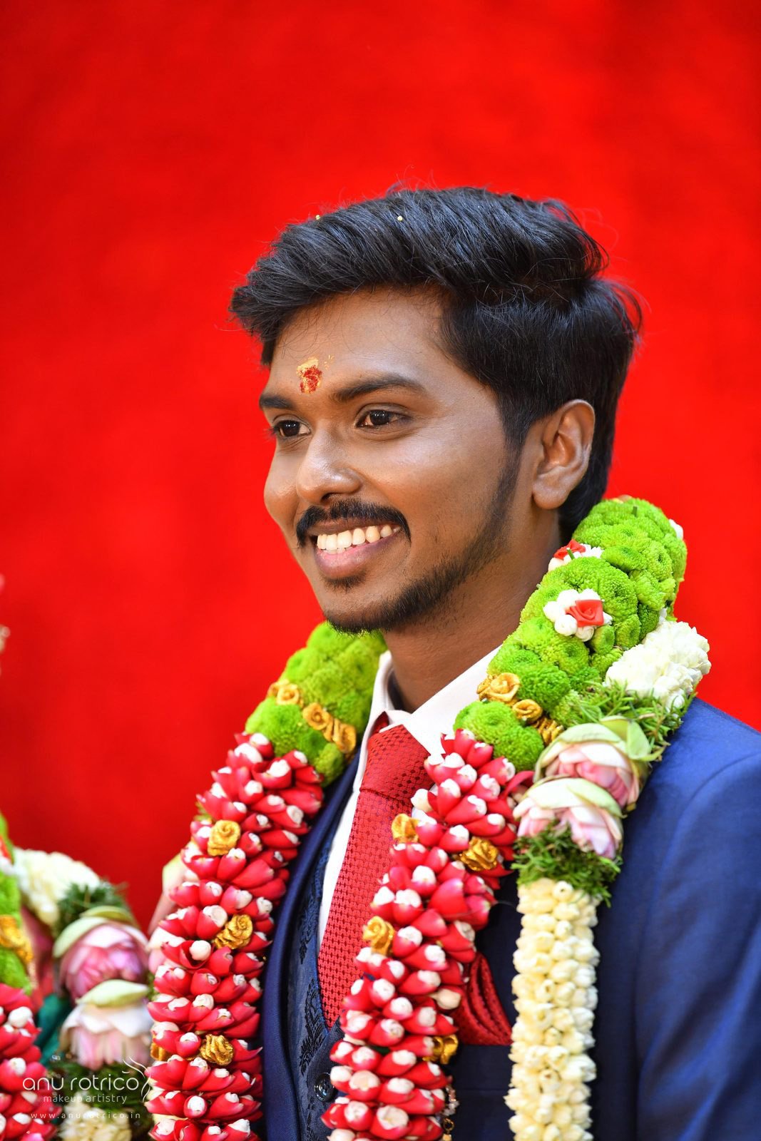 Groom makeup and grooming by Anu Rotrico, Chennai