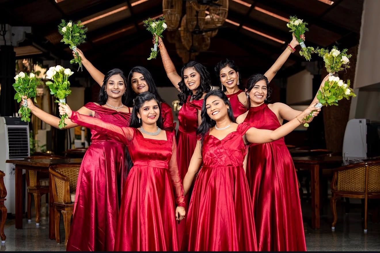 Bridesmaid and family makeup by Anu Rotrico in Chennai