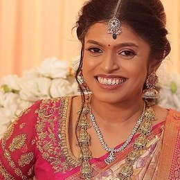 Poornima Meenakshi, bride styled by Anu Rotrico